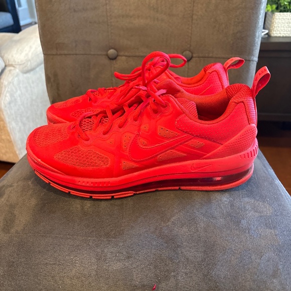 Men’s Nike Air Max Genome University Red Sneakers Size 10.5 - Picture 1 of 6